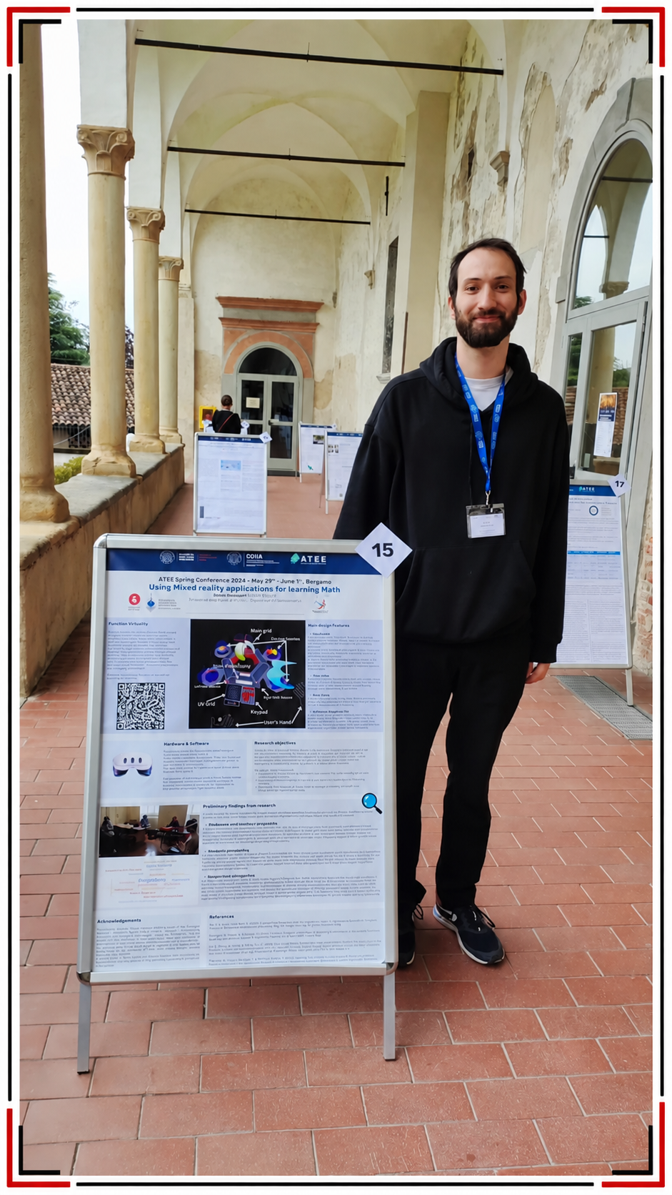Mosè Colangelo presenta la ricerca sulle applicazioni immersive